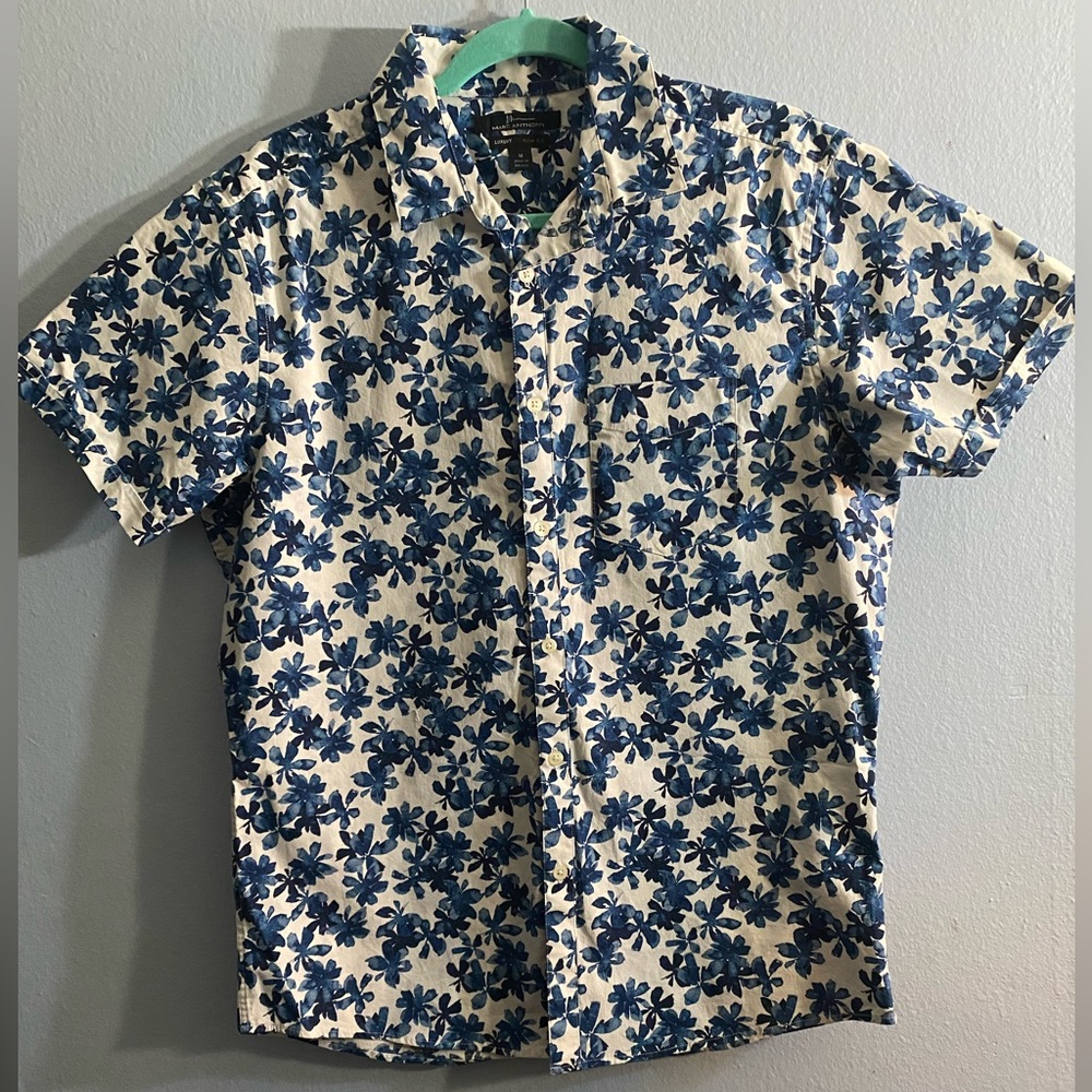 Marc Anthony Slim Fit Floral Shirt